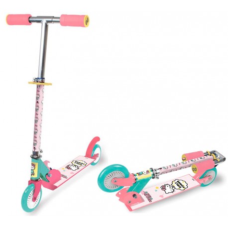 HELLO KITTY PATINETE PLEGABLE 2 RUEDAS