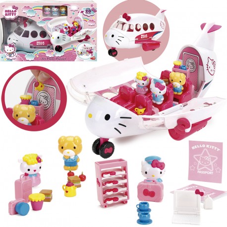 HELLO KITTY AVION CON FIGURAS