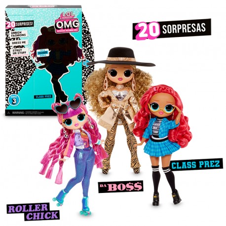 L.O.L SURPRISE OMG FASHION DOLLS S3 STDO.3 MOD