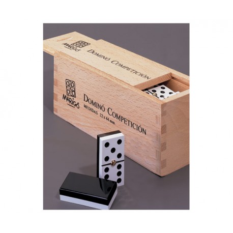 DOMINO COMPETICION CAJA MADERA