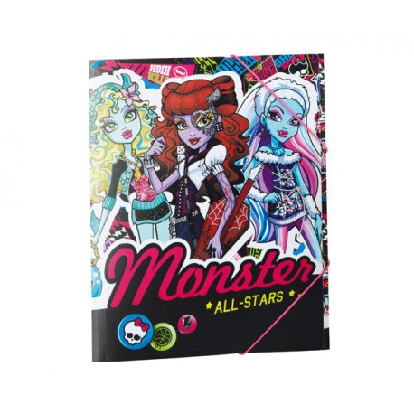 MONSTER HIGH CARPETA A4 GOMAS