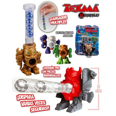 TEKMA X BATTLE LANZADOR ADVANCED (UNIDAD)