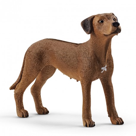 FIGURA PERRO CRESTADO RODESIANO