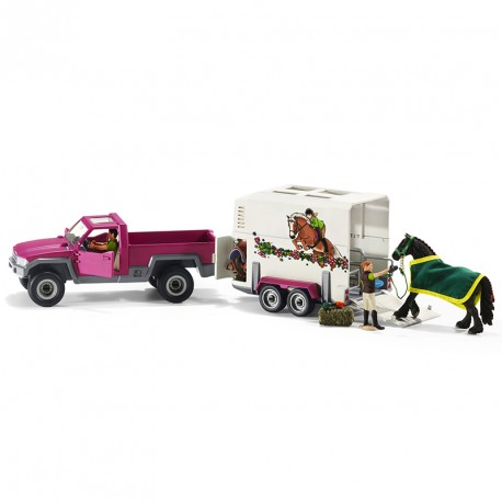 CAMIONETA CON REMOLQUE PARA CABALLOS