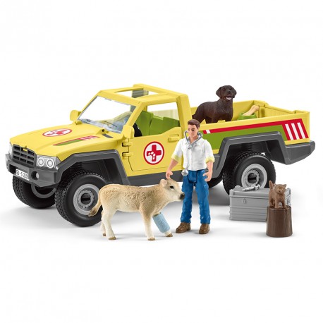 VISITA DEL VETERINARIO EN LA GRANJA