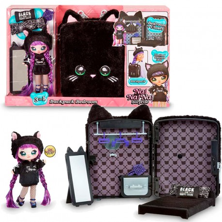 NA NA NA PLAYSET MOCHILA+1 MUÑECA EXC.NEGRA