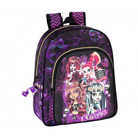 MONSTER HIGH MOCHILA JUNIOR ADAPTABLE