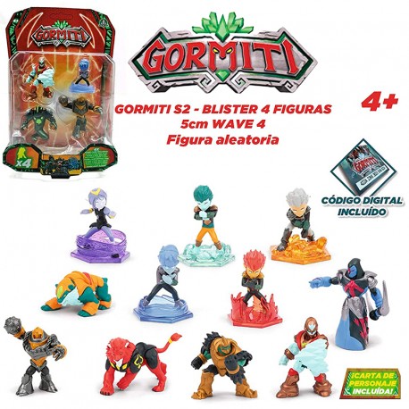 GORMITI S2- BLISTER 4 FIG.5 CM- WAVE 4