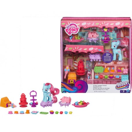 MY LITTLE PONY LA CAFETERIA DE PONYS SWEET RAINBOW BAKERY