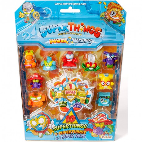 SUPERTHINGS POWER MACHINES-BLISTER 10 FIGURINE