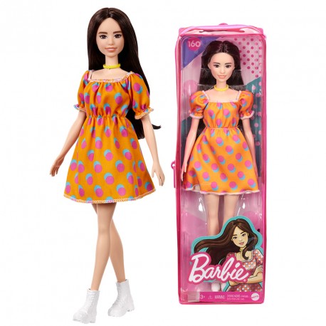 BARBIE FASHIONISTA VESTIDO SIN HOMBROS
