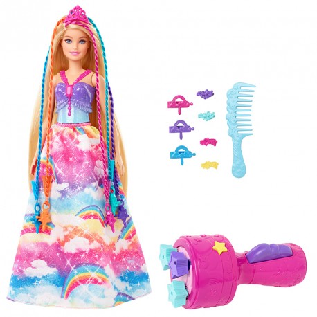 BARBIE DREAMTOPIA PRINCESA TRENZAS DE COLORES