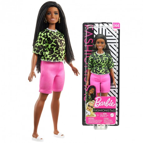 BARBIE FASHIONISTA CAMISETA NEON LEOPARDO