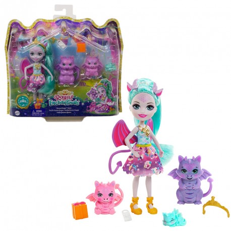 ENCHANTIMALS ROYAL FAMILIA DRAGONES