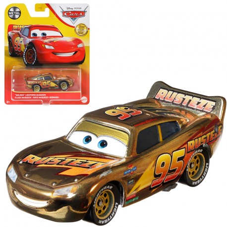 CARS RAYO MCQUEEN DORADO