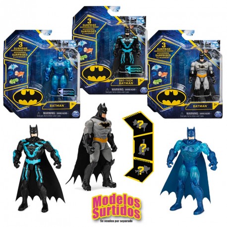 BATMAN FIGURAS 10CM SDO BATMAN BAT TECH