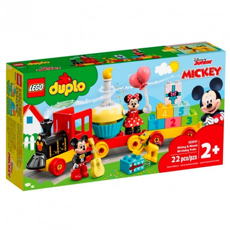 DUPLO TREN DE CUMPLEAÑOS DE MICKEY Y MINNIE