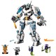 NINJAGO COMBATE EN EL TITAN ROBOT DE ZANE