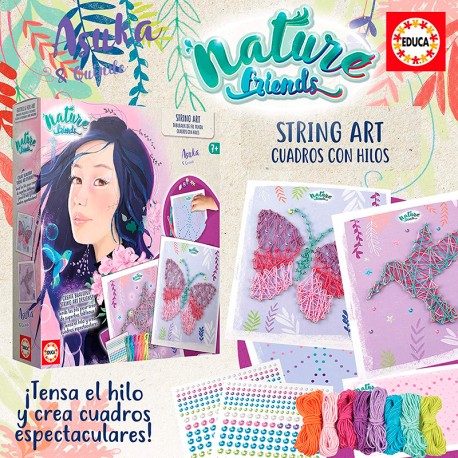 NATURE FRIENDS CUADROS CON HILO