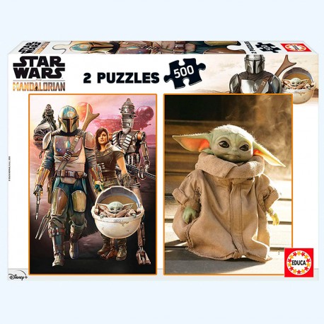 PUZZLE 2x500P THE MANDALORIAN