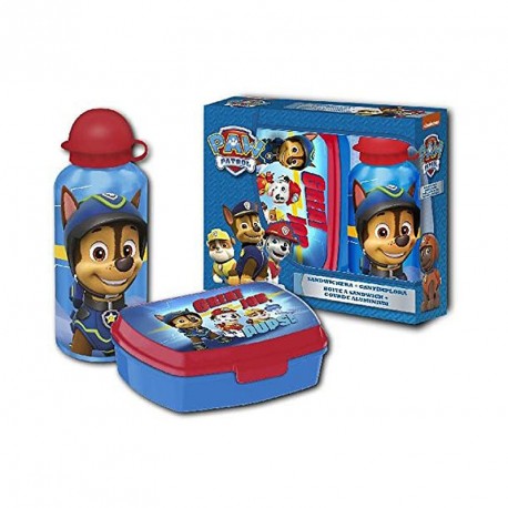 PAW PATROL- SET CANTIMPLORA+SANDWICHERA PVC