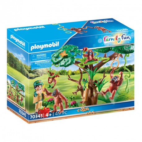 FAMILY FUN ORANGUTANES CON ARBOL