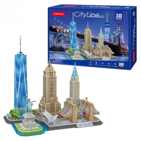 PUZZLE 3D CITY LINE NEW YORK 