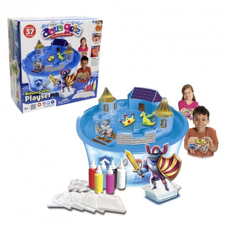 AQUA GELZ PLAY SET DELUXE CASTILLO DE GUERREROS - Din y Don