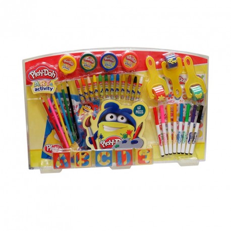 PLAYDOH SET DE ACTIVIDADES CON 60 PIEZAS EN BLISTER