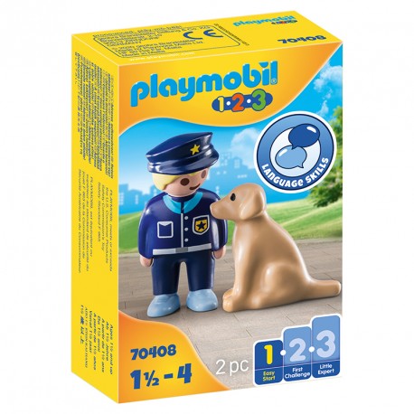 1 2 3 POLICIA CON PERRO