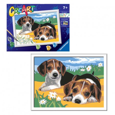 CREART SERIE D- CACHORROS JACK RUSSELL