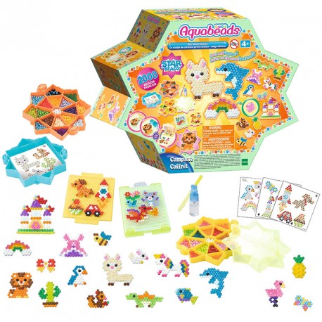 AQUABEADS MEGA ESTUCHE DE ABALORIOS ESTRELLA