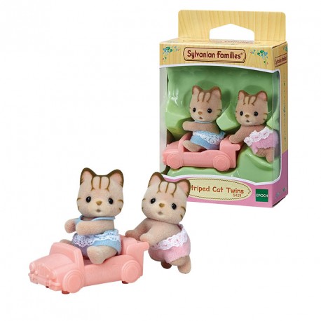 SYLVANIAN GEMELOS GATO DE RAYAS
