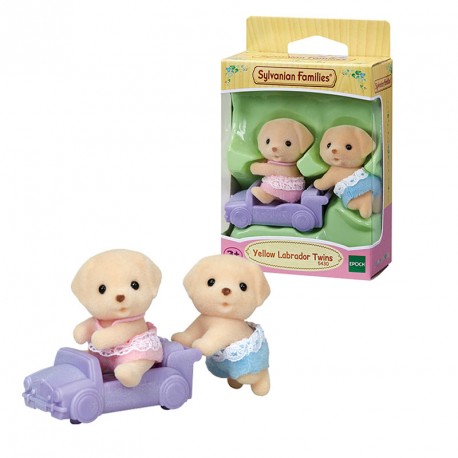 SYLVANIAN GEMELOS PERRO LABRADOR