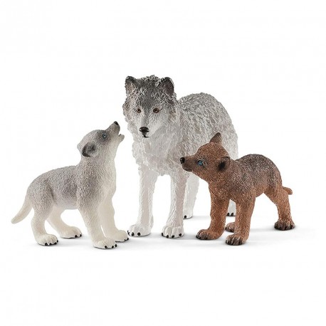 MAMA LOBA CON CACHORROS