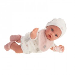 MUÑECA POSTURITAS PEQUI PIJAMA ELEFANTES 29CM