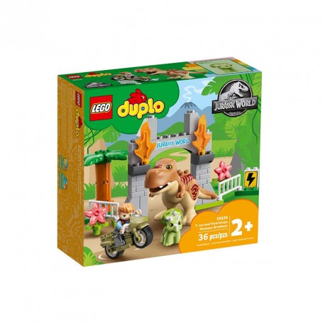 DUPLO FUGA DEL T. REX Y EL TRICERATOPS