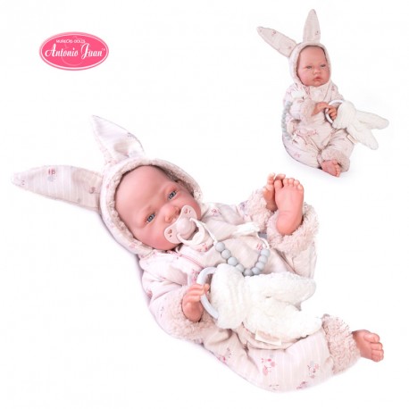 MUÑECA SWEET REBORN NACIDA CONEJITO 42 CM