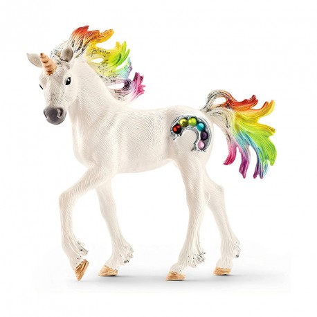 FIGURA UNICORNIO ARCOIRIS, POTRO