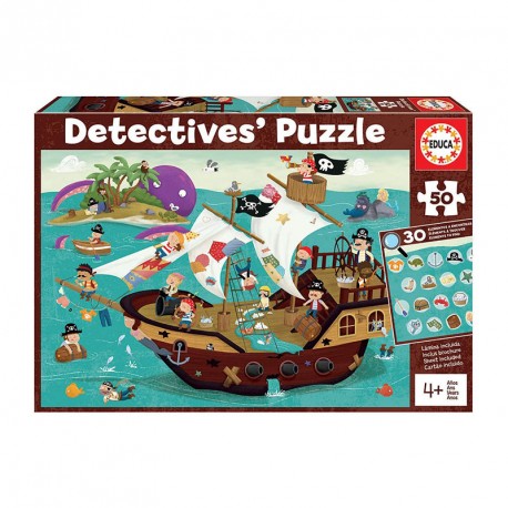 PUZZLE 50P PIRATAS DETECTIVES PUZZLES 