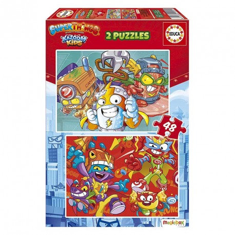 PUZZLE 2x48P SUPERTHINGS