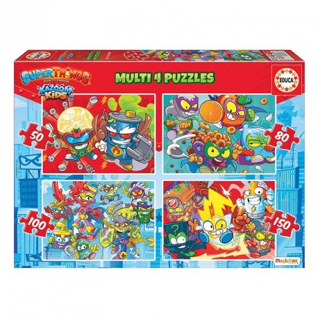 PUZZLE MULTI 4 SUPERTHINGS 50+