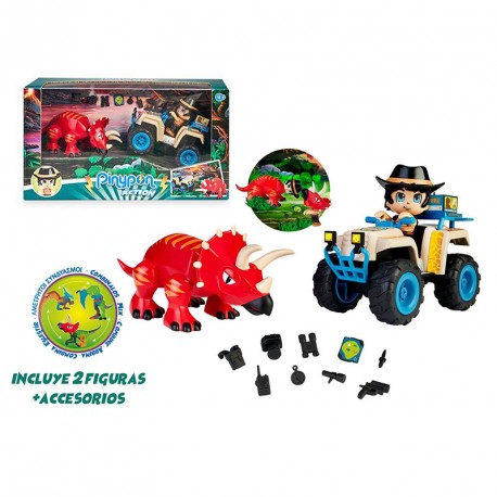 PINYPON ACTION WILD QUAD CON DINOSAURIO