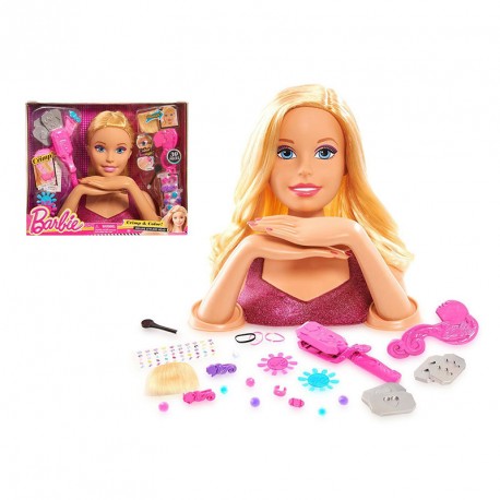 BARBIE BUSTO DELUXE CRIMP & COLOR