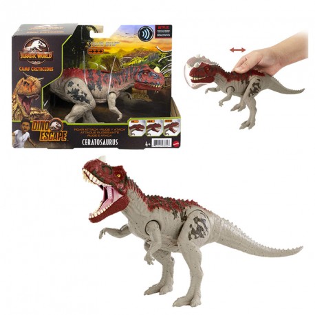 JURASSIC WORLD ATAQUE RUGIDO CERATOSAURUS