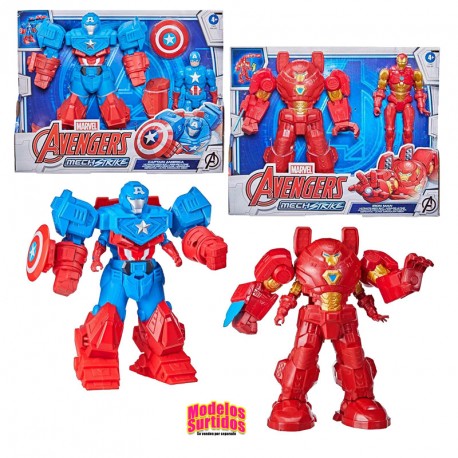 AVENGERS MECH STRIKE FIGURAS DELUXE