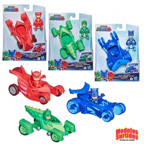 PJ MASKS HEROES CON VEHICULO