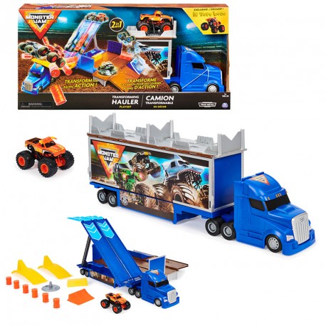 MONSTER JAM TRAILER TRANSFORM