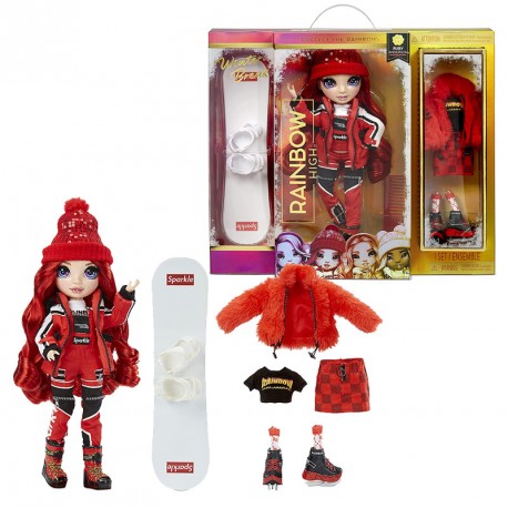 RAINBOW HIGH WINTER BREAK FASHION DOLL RUBY ANDERSON (RED)