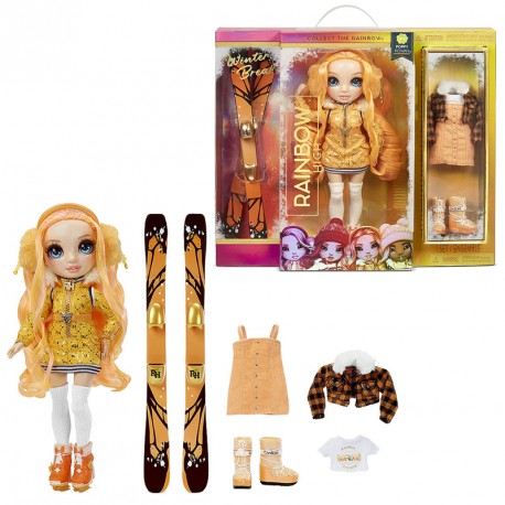 RAINBOW HIGH WINTER BREAK FASHION DOLL POPPY ROWAN (ORANGE)